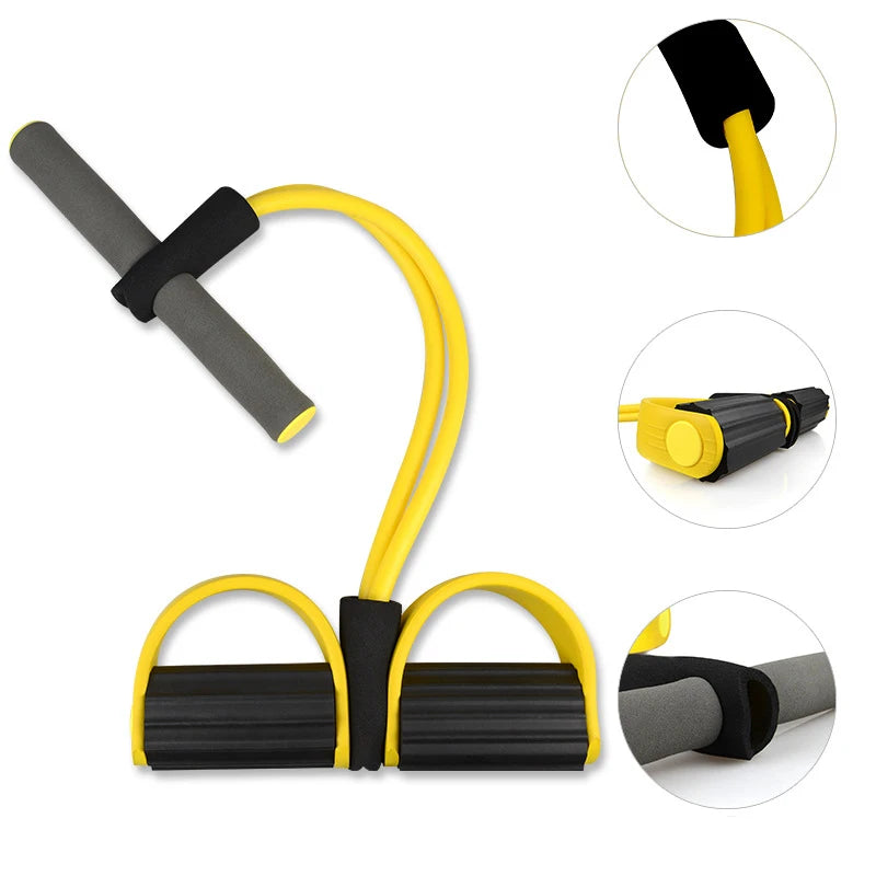Cordes de traction élastiques, appareil d'exercice Abdominal, rameur, bande de résistance du ventre, gymnastique à domicile, entraînement sportif, bandes élastiques pour équipement de Fitness